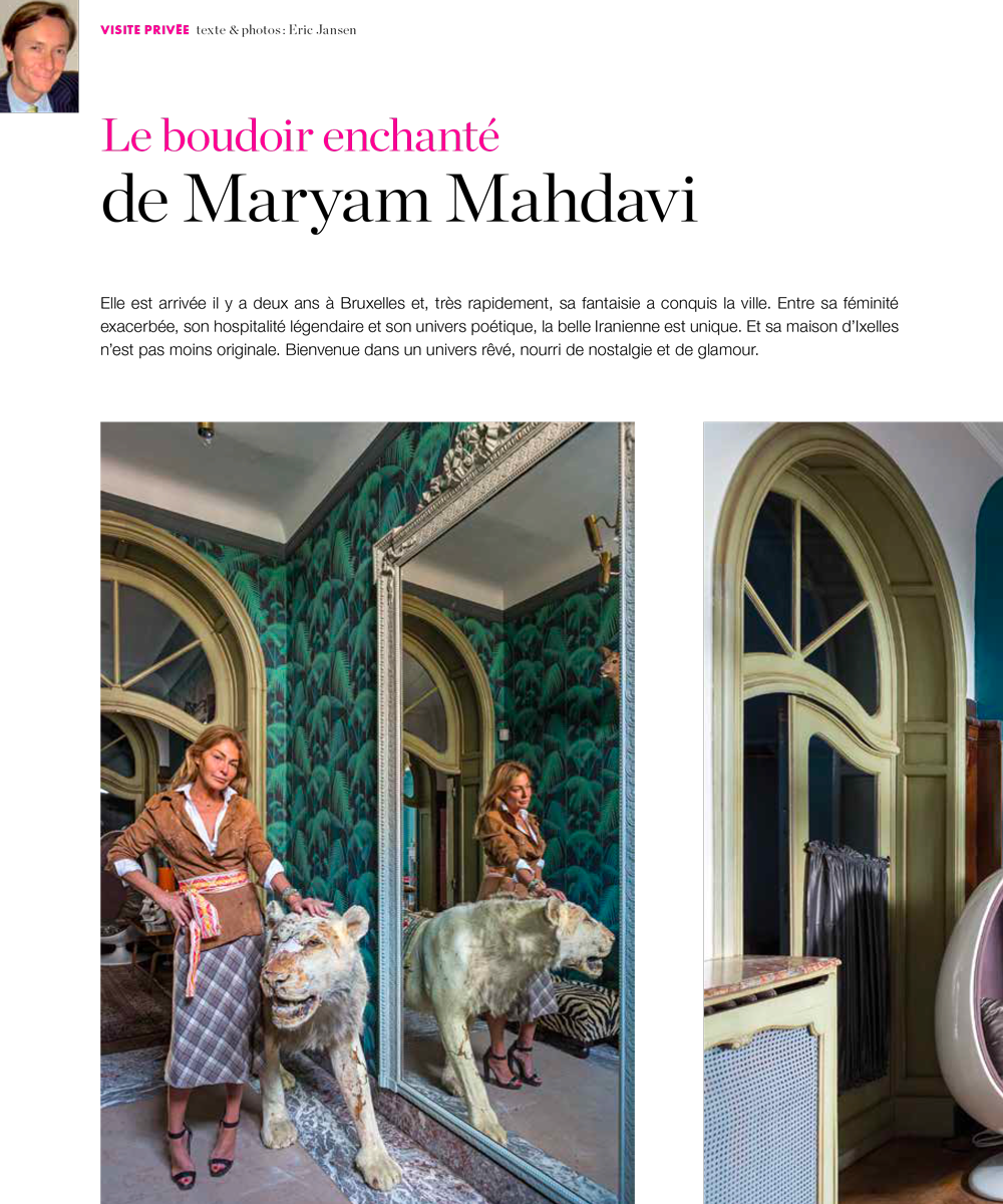 Le boudoir enchanté de Maryam Mahdavi