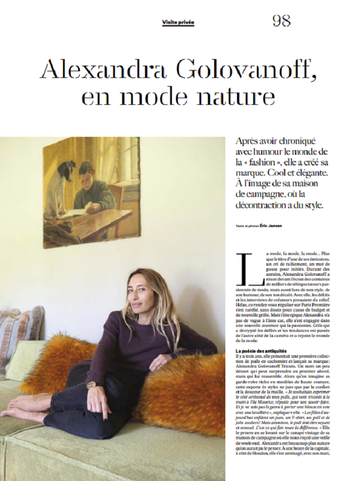 Alexandra Golovanoff, en mode nature