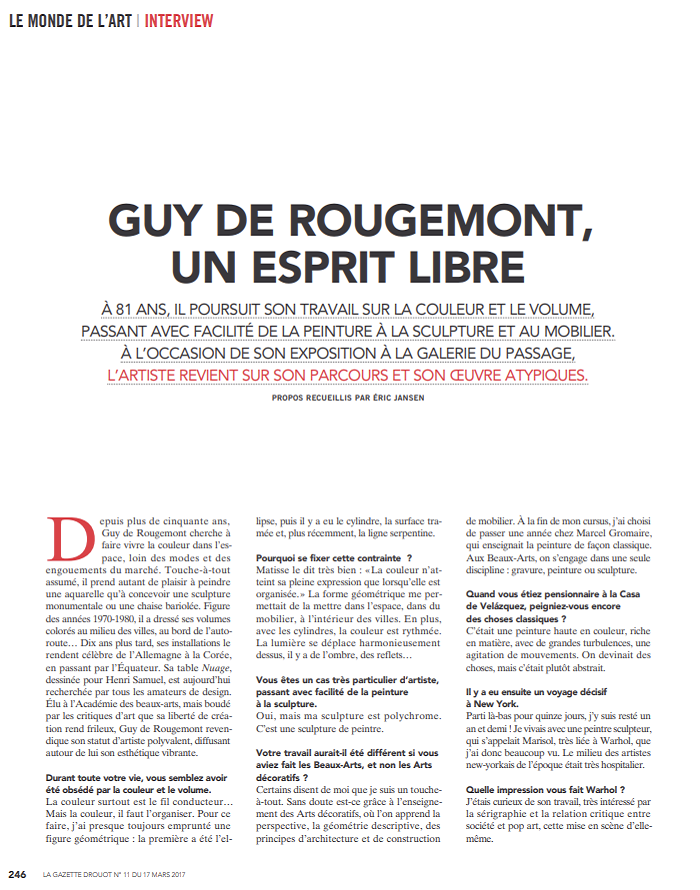 Guy de Rougemont, un esprit libre