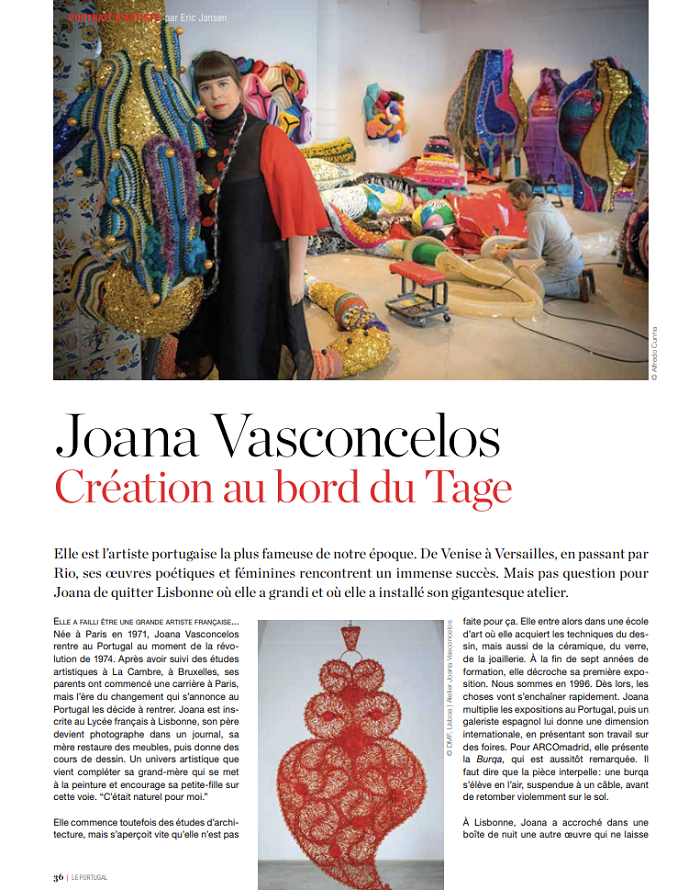 Joana Vasconcelos - Création au bord du Tage