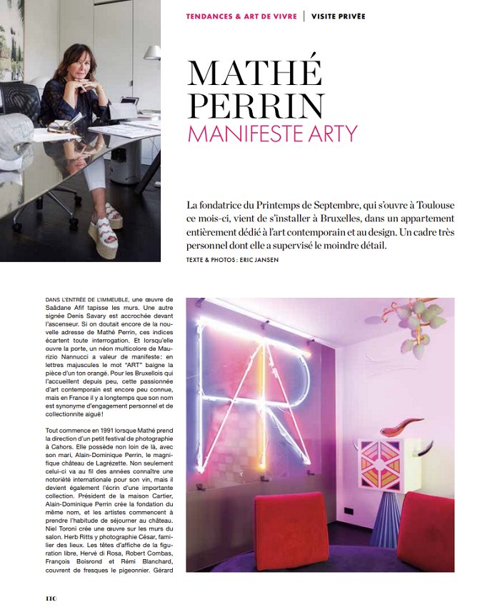 Mathé Perrin : Manifeste arty
