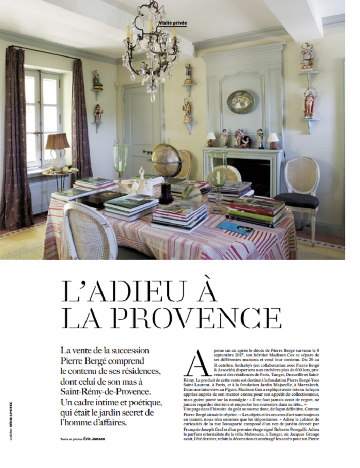 Pierre Bergé : L’adieu à la Provence