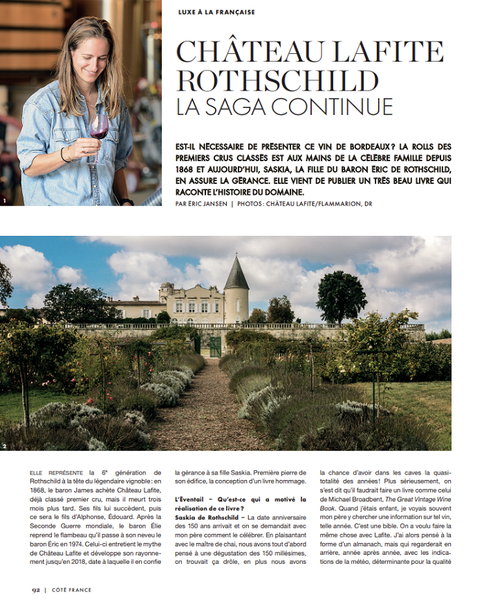 Château Lafite Rothschild : La saga continue
