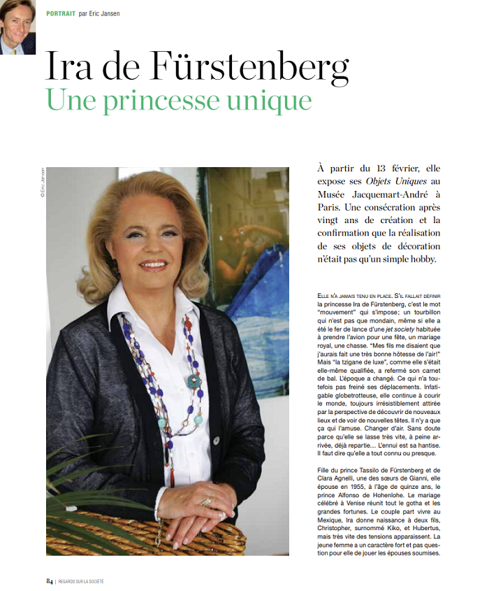 Ira de Fürstenberg : Une princesse unique