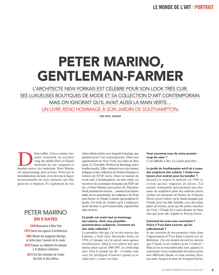 Peter Marino : Gentleman-farmer