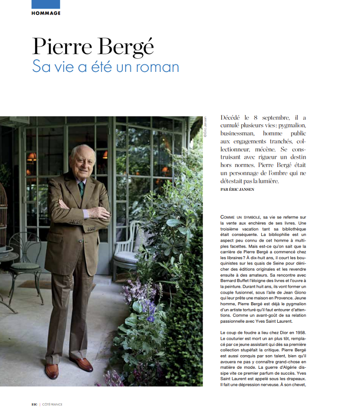 Pierre Bergé : Sa vie a été un roman